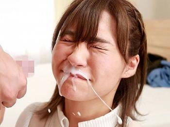 [顔射]＜近親相姦＞彼氏を作ったエロ貧乳な妹が兄のチンポでフェラ練習！乳首舐め手コキ…亀頭責めで奮闘しフェラ抜き×口内射精＜痴女
