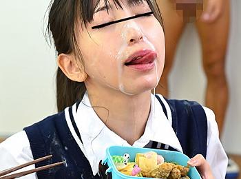 [vjav]【制服JKにザーメンぶっかけ祭り】『やだ…でも感じちゃう…』学校中どこでも、どんな子でも！お昼休みも掃除の時間も、制服に